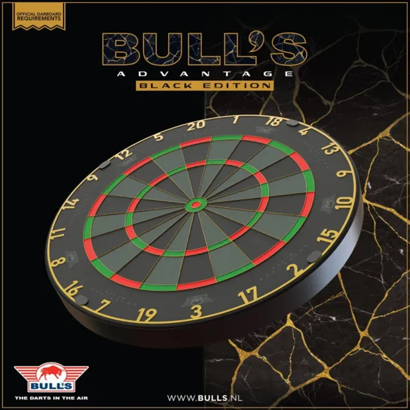  Bull's Advantage 8 Black Dartboard