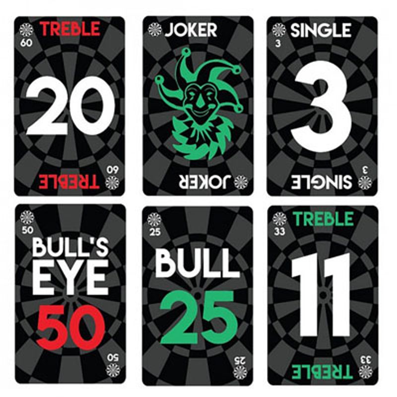 Bulls Del a dart kortstokk