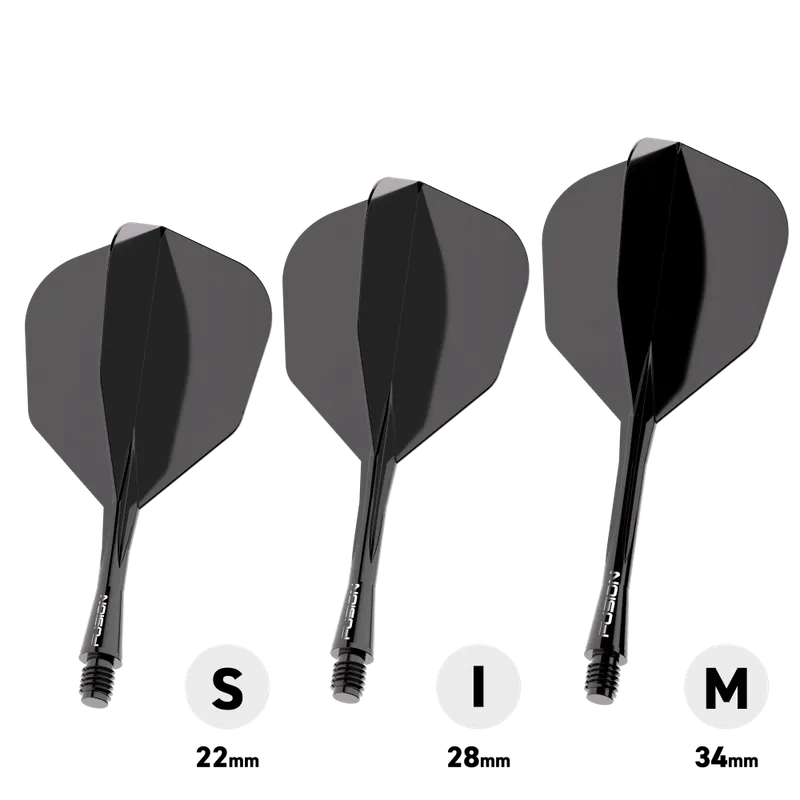 Winmau Fusion Flight & Shaft Black Medium Nr.6