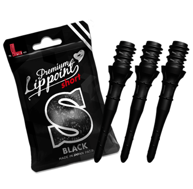 Hovedbilde L-Style Lippoint Premium kort softtip Sort 30stk.